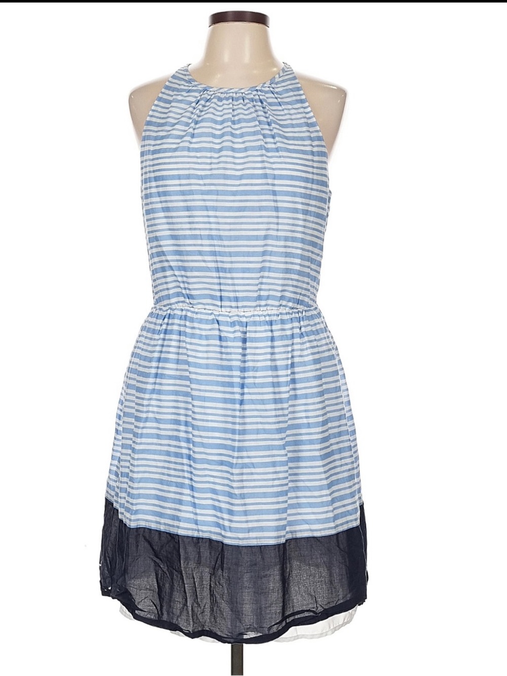 Old Navy Blue and White Striped Dress